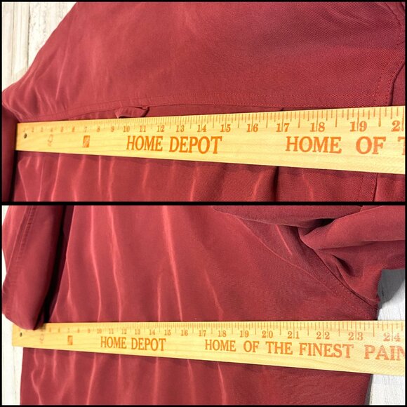 The North Face Red Syncline Long-Sleeve Collared Button-Up Shirt Outdoor Size M - Picture 6 of 9